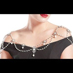 RADIANT 1920s Pearl Body Chain